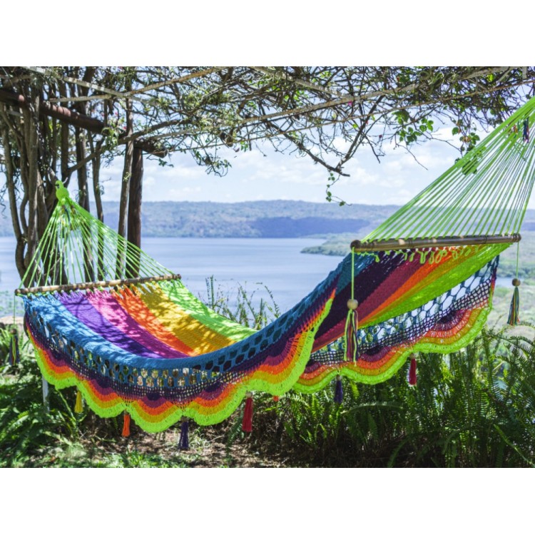 Hamac à barre Nicaragua taille L multicolore