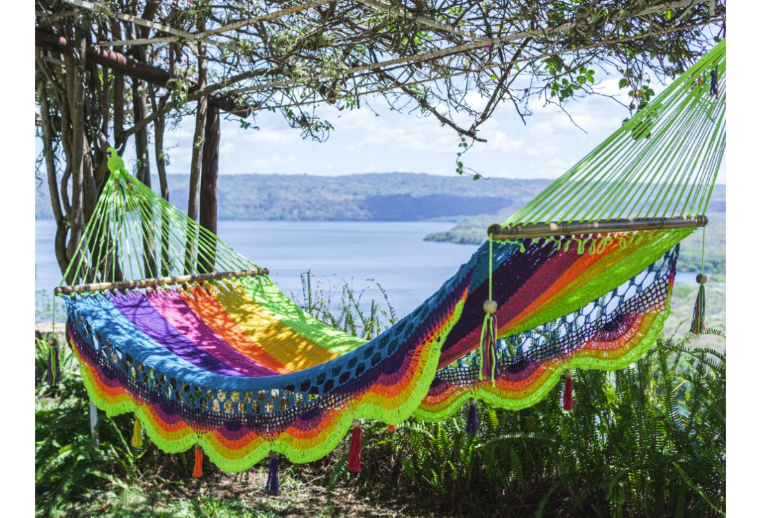 Hamac à barre Nicaragua taille L multicolore