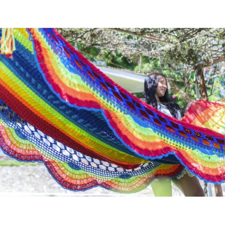 Hamac à barre Nicaragua taille L multicolore