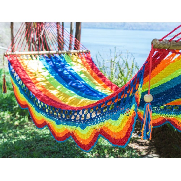 hamac à barre multicolore Nicaragua taille L