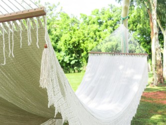 Hamac à barre super géant 11 mètres ecru