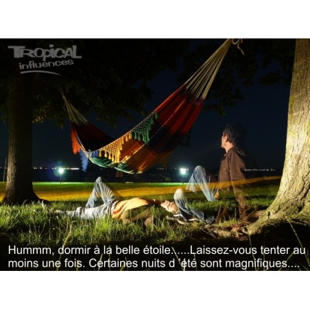 hamac à la belle etoile