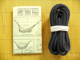 Corde d'accroche hamac