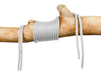 Corde pour hamac blanc 8mm 3 torons