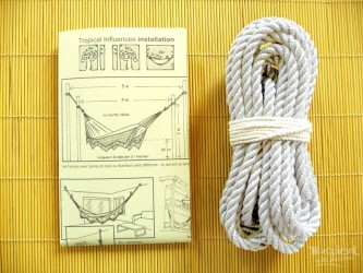 Corde d'accroche hamac