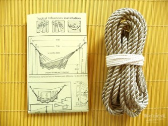 Corde d'accroche hamac