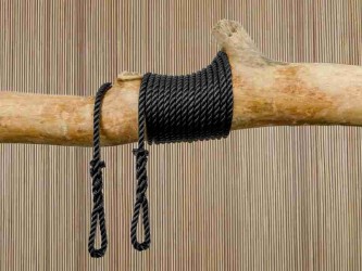 Cordes epissurées noires