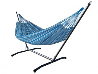 Hamac avec support Inka XL - Poligono Turquoise XXL