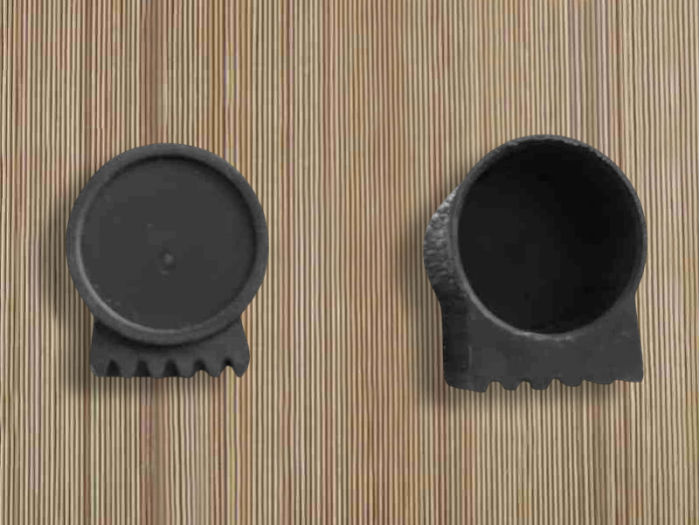 Embout de tube support hamac