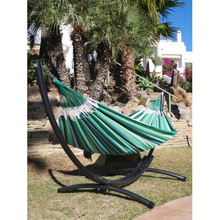 hamac vert piscine