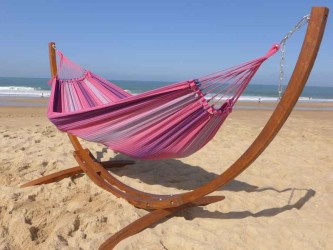 Hamac XXL sur pied Latino XL 3 Rosas