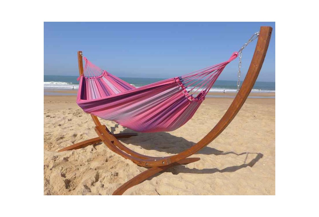 Hamac XXL sur pied Latino XL 3 Rosas