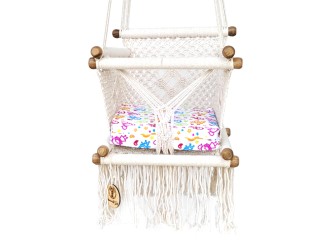 Hamac bébé macramé écru
