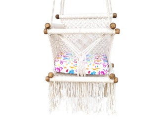 Hamac bébé macramé écru