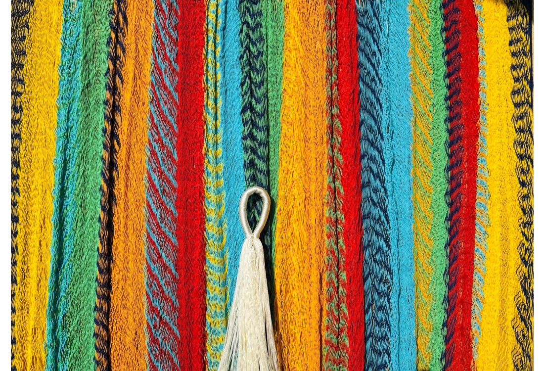 Hamac mexicain multicolore
