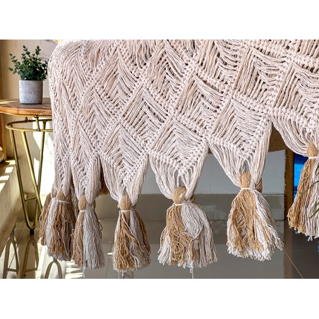 Franges décoratives en macramé du hamac en toile vénézuélienne
