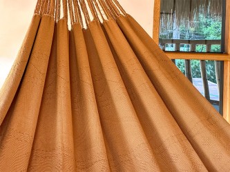 Connexions et cordes renforcées du hamac XXL DUNA, couleur naturelle, pour sécurité et durabilité