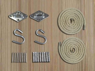 Kit universel tous matériaux,  pour fixer votre hamac sur tous les supports