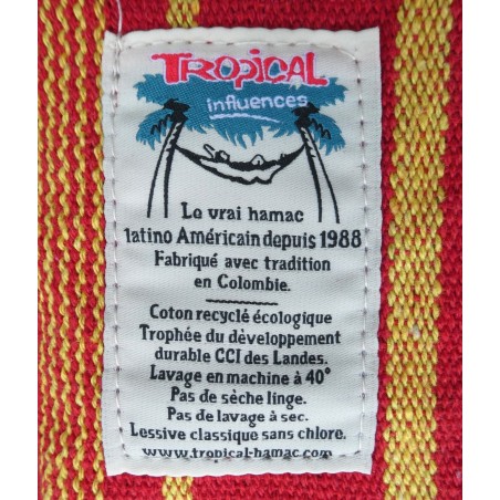 Étiquette hamac colombien