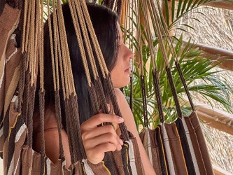 XXL Chocolate Oro Hammock Chair