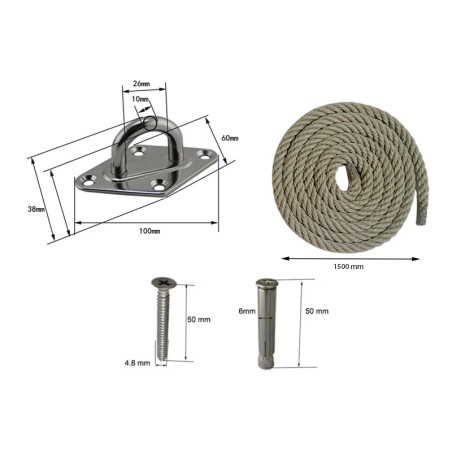 Mesures de kit universel tous matériaux