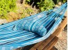 Coussin Hamac Poligono Turquoise