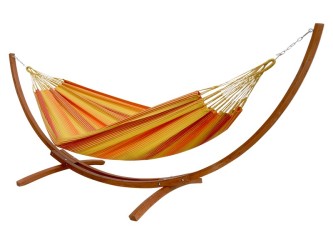 Latino Relax XL Hammock Stand + Mariposa Fuego