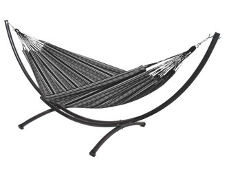 Azteka XL Poligono Black Freestanding Hammock