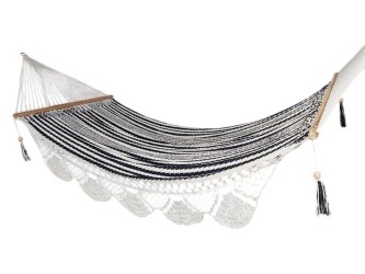 Nicaragua XL Hammock Ecru Black