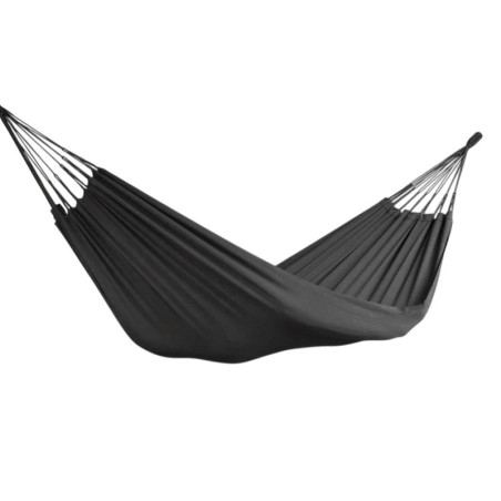 Hamac L noir sur fond blanc