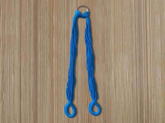 Suspension Hamac chaise bleu