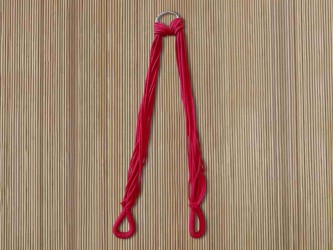 Suspension Hamac chaise rouge