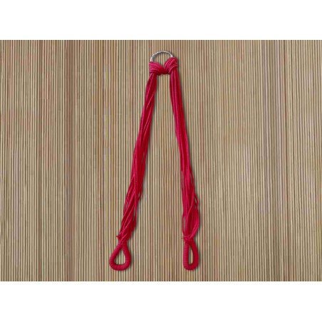 Suspension Hamac chaise rouge