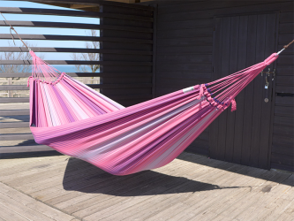 Hamac toile rose