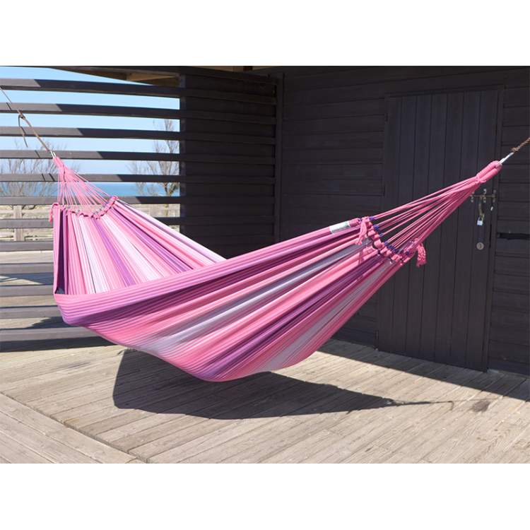 Hamac toile rose