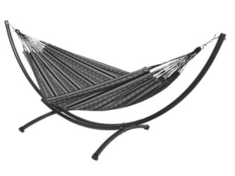 Hamac sur pied Azteka XXL poligono Negro