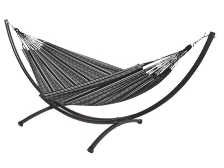 Support avec hamac XXL noir sur fond blanc
