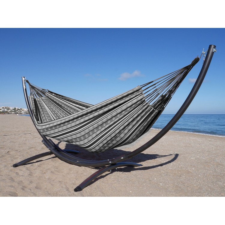 Hamac sur pied Azteka XXL poligono Negro