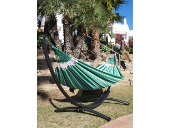 Hamac sur pied Azteka XL Albizia dans l'herbe