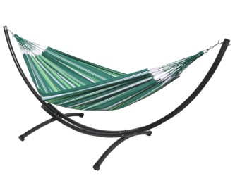 Hamac sur pied Azteka XL Albizia sur fond blanc