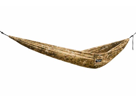 Hamac militaire léger 1 place – Toile parachute, sur fond blanc