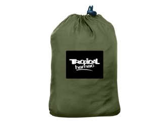 Sac de hamac parachute vert armée avec moustiquaire