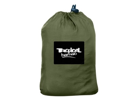 Sac de hamac parachute vert armée avec moustiquaire