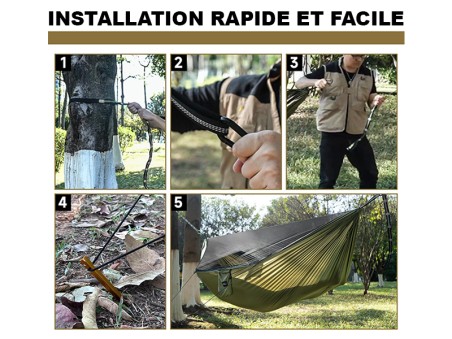 Comment attacher un hamac à un arbre. Installation rapide et facile du hamac