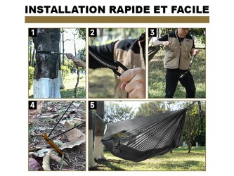Comment attacher un hamac à un arbre. Installation rapide et facile du hamac