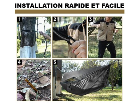 Comment attacher un hamac à un arbre. Installation rapide et facile du hamac