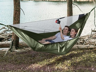 Army green parachute...