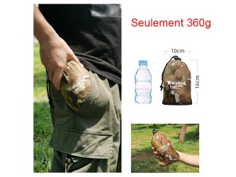 Sac de hamac militaire léger 1 place – Toile parachute, sac compact et facile à transporter