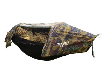 Hamaca militar todo en uno con mosquitera y lona impermeable