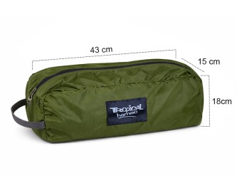 Sac de hamac de survie avec moustiquaire et bâche anti-pluie intégrée
